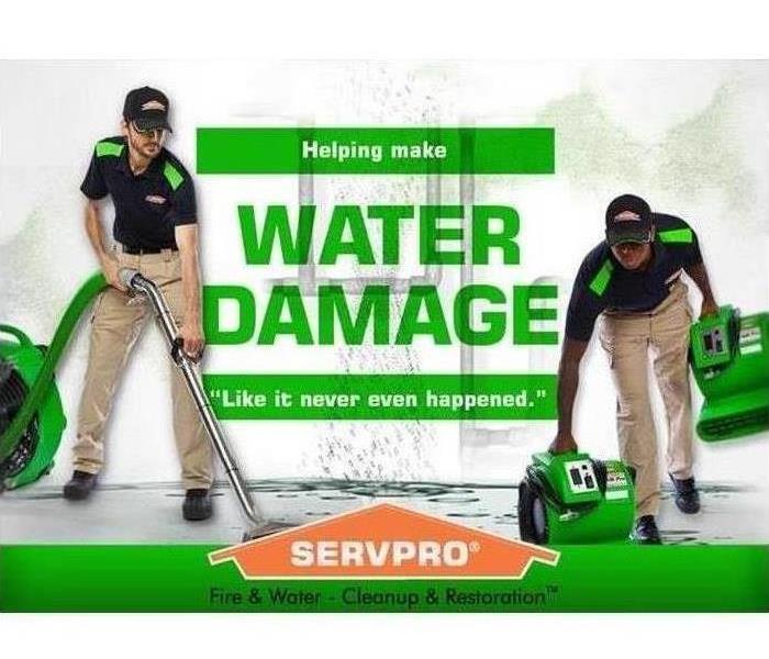 SERVPRO water damage flyer